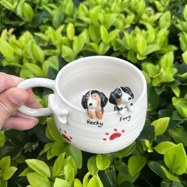 Personalised Pet Figure Mug Birthday Christmas Gift for Pet Lovers