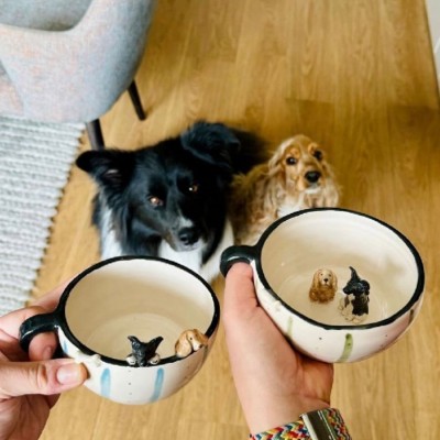 Personalised Pet Figure Mug Birthday Christmas Gift for Pet Lovers