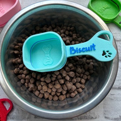 Pelle à nourriture pour chien personnalisée avec nom, cadeau pour amoureux des chiens